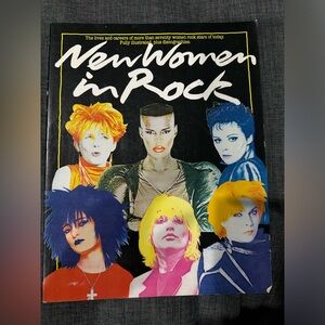 Vintage 1982 New Women in Rock book